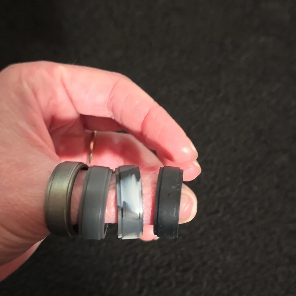 Set of 4 ThunderFit Silicone Rings